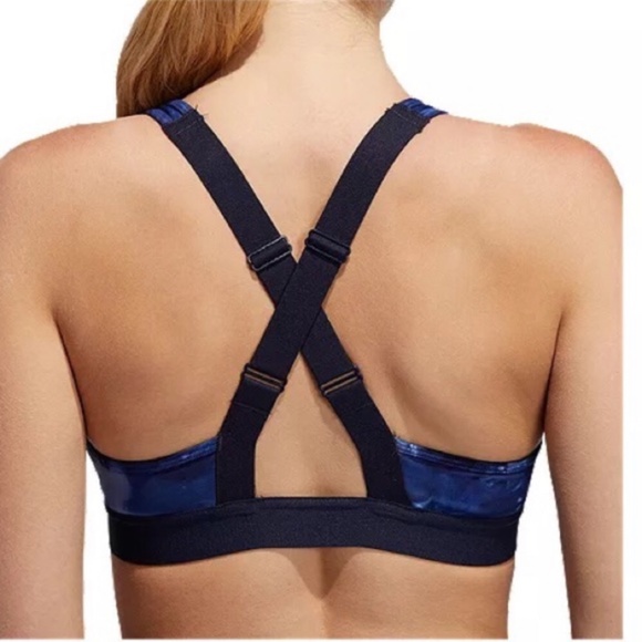 adidas Women's Don't Rest Parley Sports Bra - Legend Ink - Picture 2 of 9